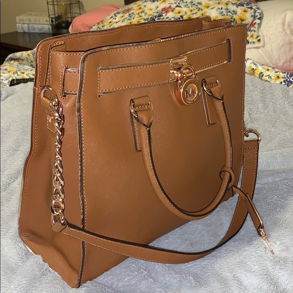 Michael Kors Cognac Hamilton Tote - Picture 3 of 7